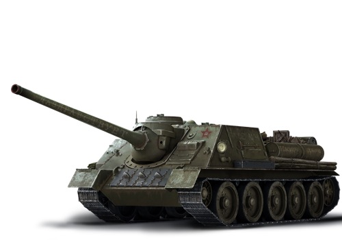SU-100M駆逐戦車