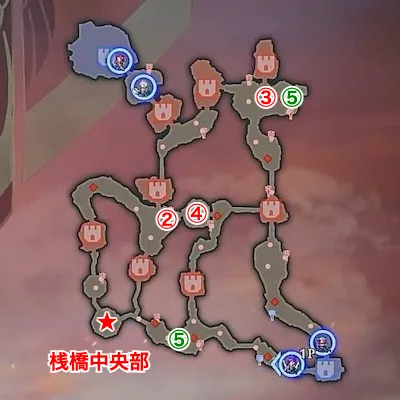 FE無双風花雪月_マップ_赤焔EP.5__集結中の王国軍の撃破