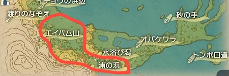 ポケモンLA_ガンバリのじゃり_おすすめ場所2