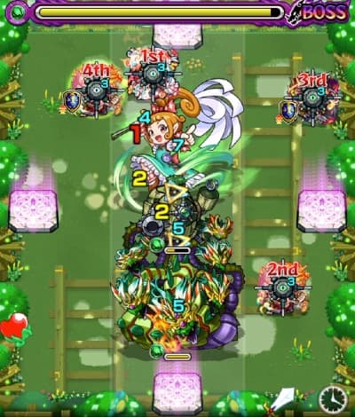 モンスト_ブラウニー超絶_ボス2移動後