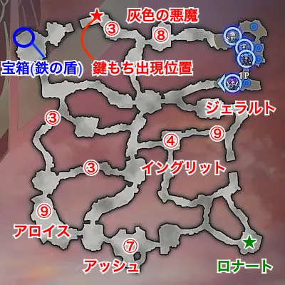 FE無双風花雪月_マップ_赤焔EP.5_マグドレドの戦い