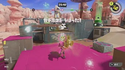 スプラトゥーン3_さんぽ_ガチホコ