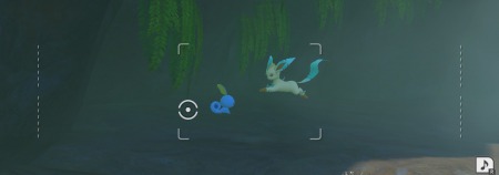 ポケモンスナップ_リーフィア_メッソン