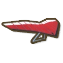 ディンカム_赤いハンググライダー_アイコン