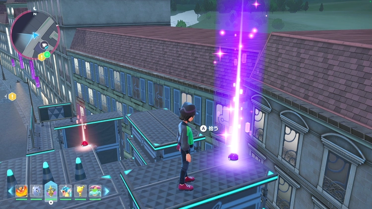 ポケモンZA_カラフルなネジ_フィールド入手_ローズ9番地のアスレチック_周辺