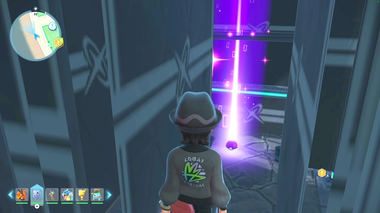 ポケモンZA_カラフルなネジ_フィールド入手_ブルー10番地西の外壁にあるアスレチック_周辺