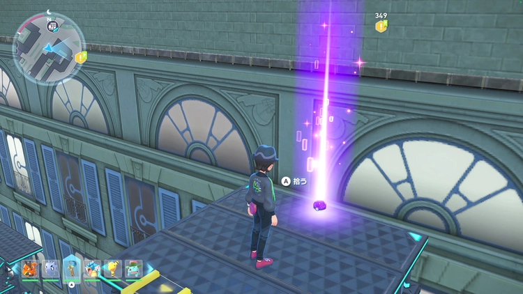 ポケモンZA_カラフルなネジ_フィールド入手_ブルー5番地北のアスレチック_周辺