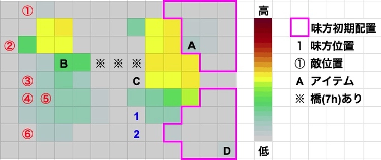 FFT_ジークデン砦_マップ画像