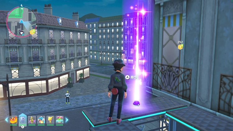 ポケモンZA_カラフルなネジ_フィールド入手_ブルー3番地北東のアスレチック_周辺