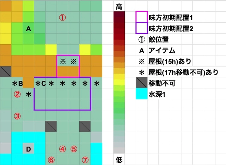 FFT_ライオネル城城門前_マップ