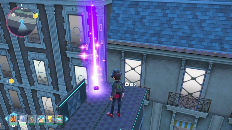 ポケモンZA_カラフルなネジ_フィールド入手_ブルー7番地南のアスレチック_周辺