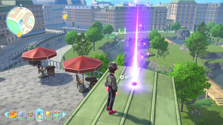 ポケモンZA_カラフルなネジ_フィールド入手_ベール3番地の建物の屋上_周辺