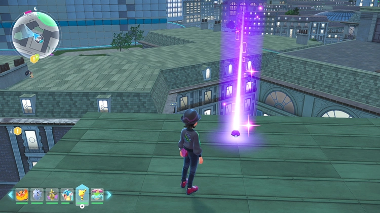 ポケモンZA_カラフルなネジ_フィールド入手_ジョーヌ6番地の建物の屋上_周辺