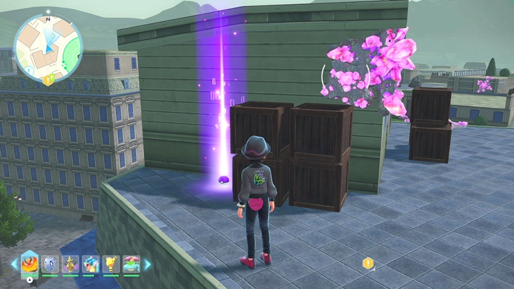 ポケモンZA_カラフルなネジ_フィールド入手_ジョーヌ3番地の建物の屋上_周辺