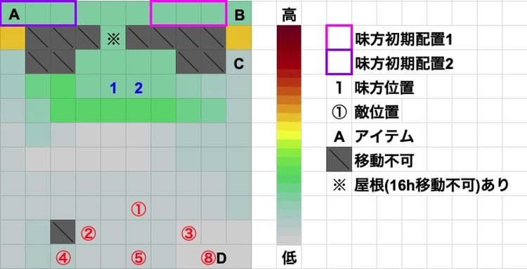 FFT_ルザリア城裏門_マップ画像