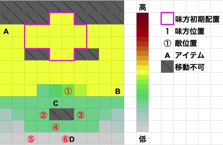 FFT_地下書庫 地下二階_マップ画像