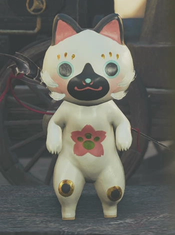 モンハンワイルズ_ネコ張り子ヘッドα_見た目