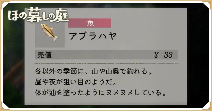 ほの暮しの庭_魚一覧_バナー