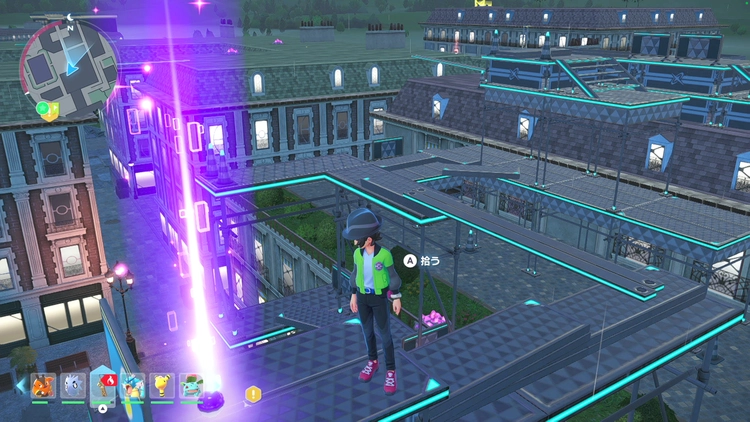 ポケモンZA_カラフルなネジ_フィールド入手_ジョーヌ9番地東のアスレチック_周辺