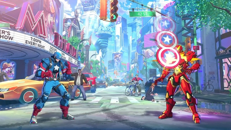 マーベル闘魂_トリックシールド下(空中)