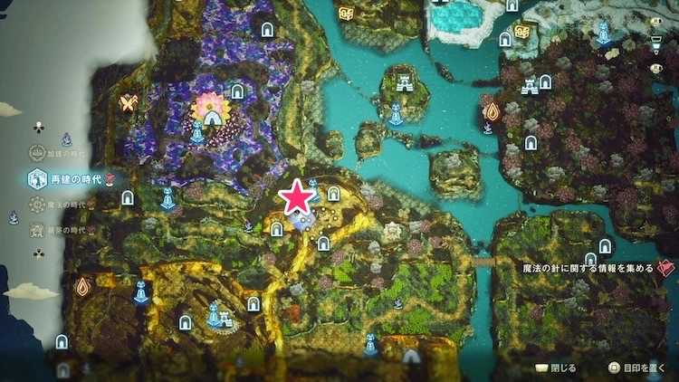 魔力の祠 チャッカ_マップ