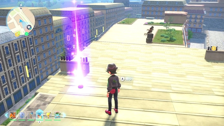 ポケモンZA_カラフルなネジ_フィールド入手_カフェ・リテイク北西の建物の屋根上_周辺