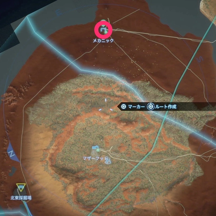 デスストランディング2_マザーフッド_マップ