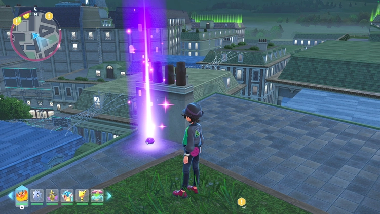 ポケモンZA_カラフルなネジ_フィールド入手_ベール9番地の建物の屋根上_周辺