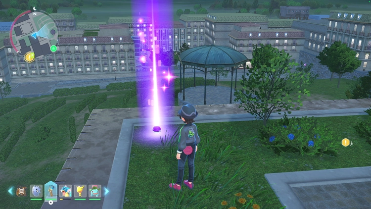 ポケモンZA_カラフルなネジ_フィールド入手_ジョーヌ5番地の建物の屋根上_周辺