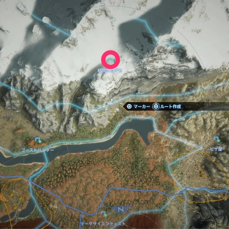 デスストランディング2_イースト・フォートノット[F4]_マップ