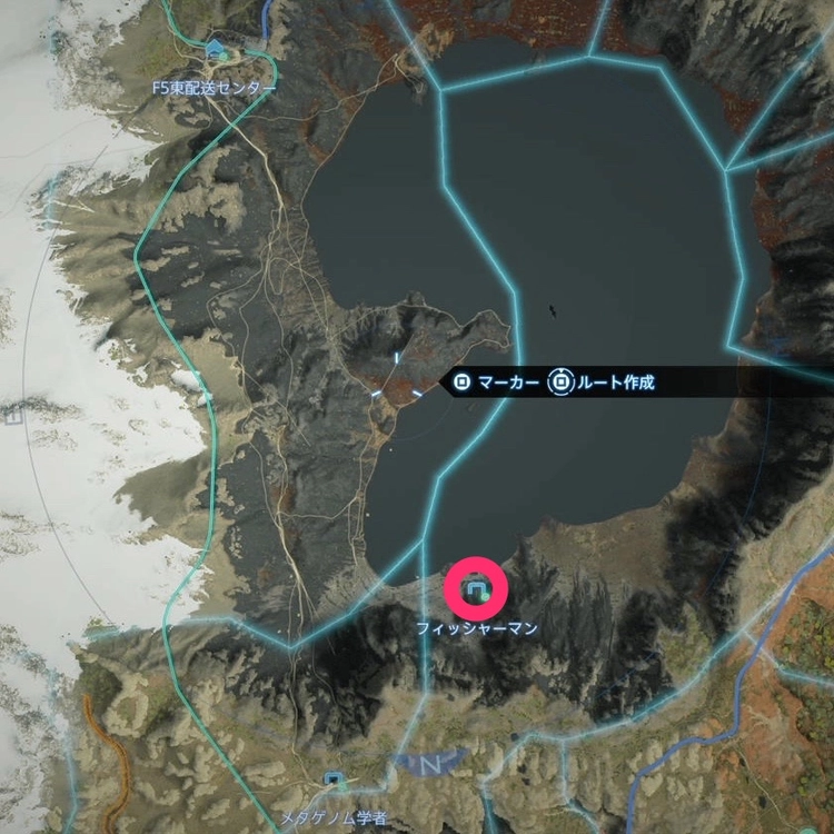 デスストランディング2_F5東配送センター_マップ