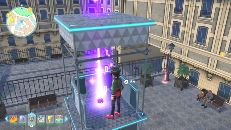 ポケモンZA_カラフルなネジ_フィールド入手_ベール5番地のアスレチック_周辺