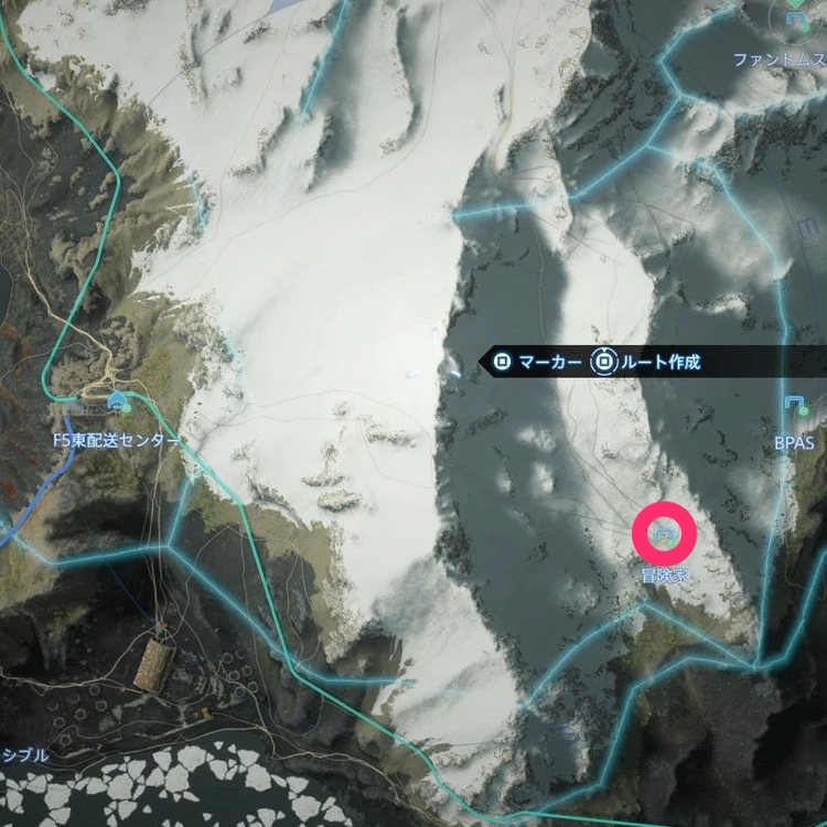 デスストランディング2_フィッシャーマン_マップ