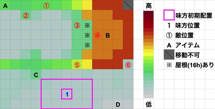 FFT_ベスラ要塞城壁北_マップ