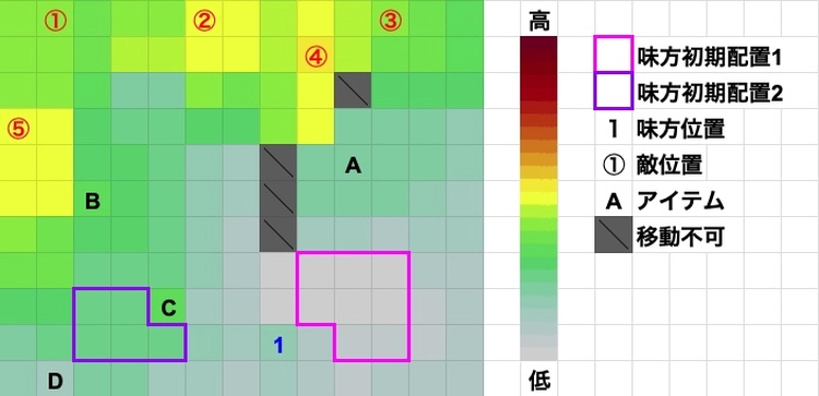 FFT_ゴルランドの炭坑 地下一階_マップ
