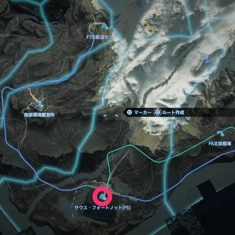 デスストランディング2_ファントムスミス_マップ