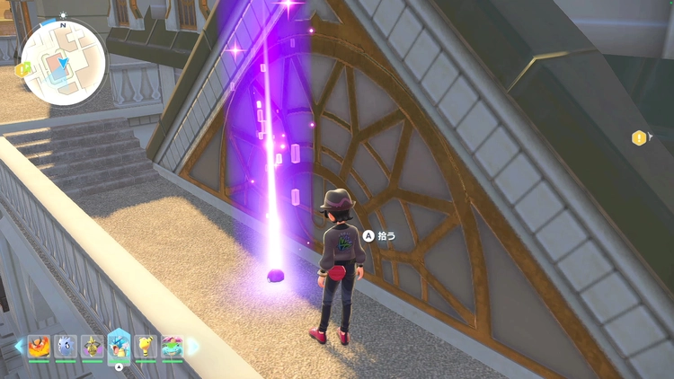 ポケモンZA_カラフルなネジ_フィールド入手_ジョーヌ9番地の建物のテラス_周辺