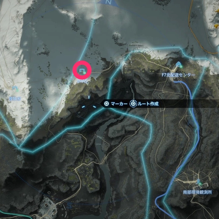 デスストランディング2_ターミナル・フォートノット[F8]_マップ