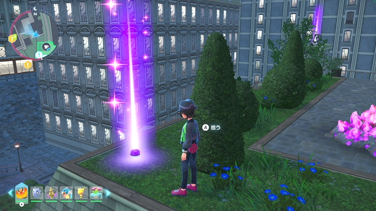 ポケモンZA_カラフルなネジ_フィールド入手_ジョーヌ11番地の建物の屋根上_周辺