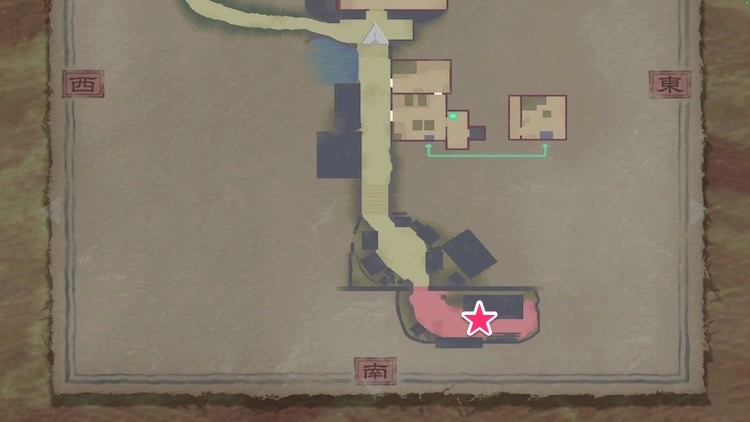 鬼武者2_今庄の町_マップ