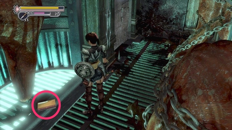 鬼武者2_昇降台の書_周辺