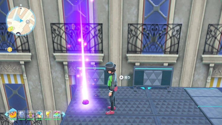 ポケモンZA_カラフルなネジ_フィールド入手_ルージュ8番地南東のアスレチック_周辺