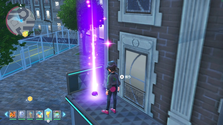 ポケモンZA_カラフルなネジ_フィールド入手_ルージュ7番地のアスレチック_周辺