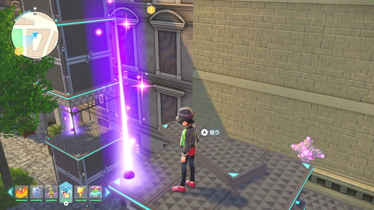 ポケモンZA_カラフルなネジ_フィールド入手_ルージュ8番地のアスレチック_周辺