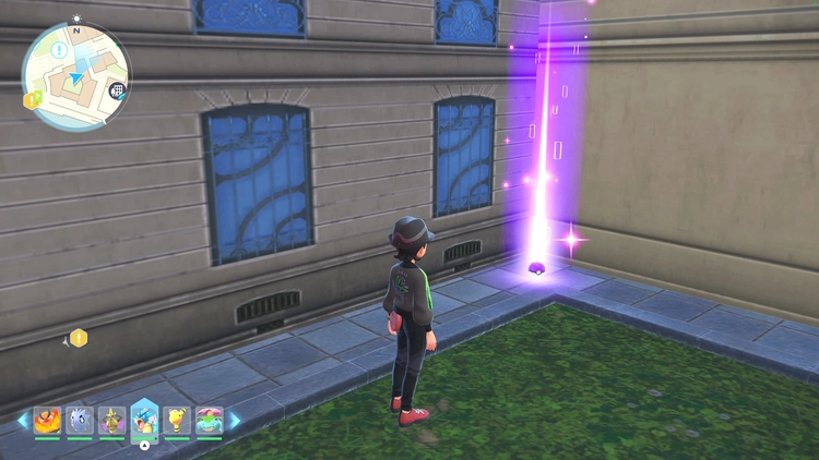 ポケモンZA_カラフルなネジ_フィールド入手_ジョーヌ2番地の建物に囲まれた場所_周辺