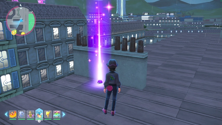 ポケモンZA_カラフルなネジ_フィールド入手_ルージュ7番地南東の建物の屋根上_周辺