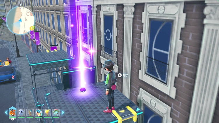 ポケモンZA_カラフルなネジ_フィールド入手_ミアレ変電所の西にあるアスレチック_周辺