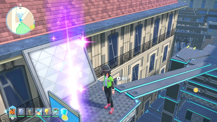 ポケモンZA_カラフルなネジ_フィールド入手_ミアレ変電所の南にあるアスレチック_周辺