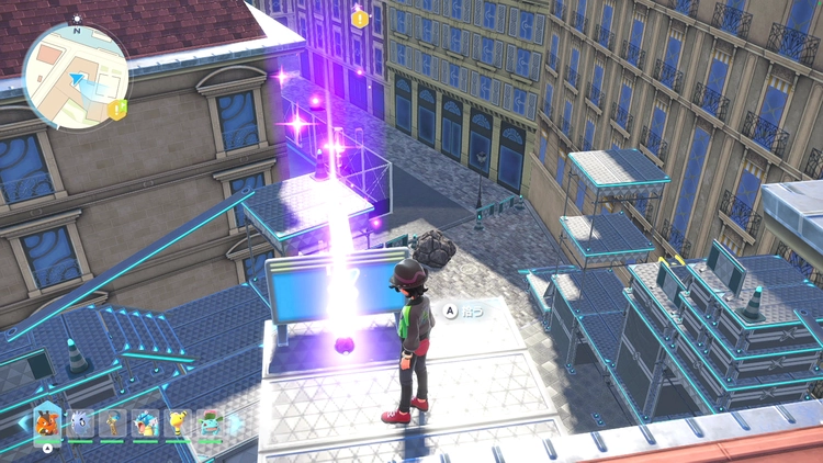 ポケモンZA_カラフルなネジ_フィールド入手_ローズ6番地のアスレチックの頂上_周辺