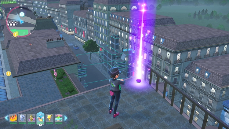 ポケモンZA_カラフルなネジ_フィールド入手_ルージュ8番地北西の建物の屋根上_周辺